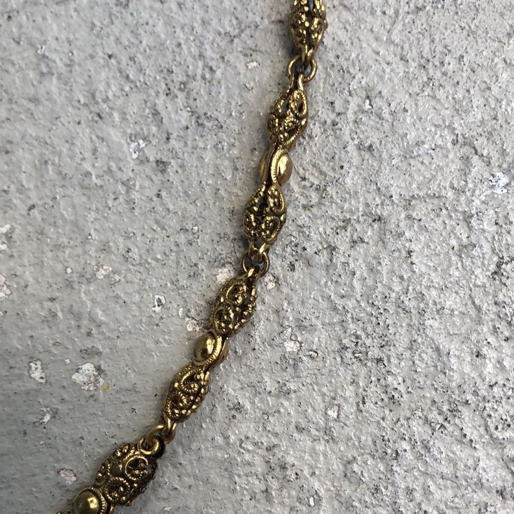 West Germany filigree necklace - Picture 3 of 5